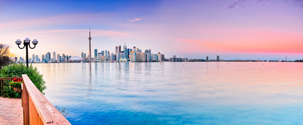 Panoramafotografie einer Stadt - hier Toronto (de.depositphotos.com)