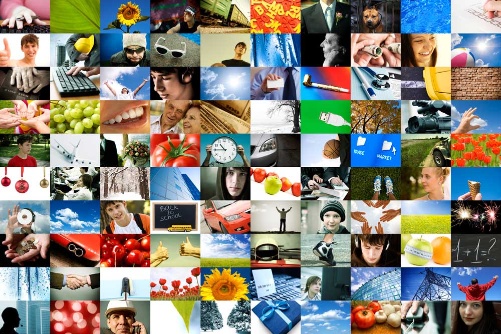 Fotocollage - zeigt einzelne Foto-Genres (de.depositphotos.com)
