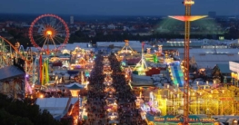 Das Oktoberfest in München zur blauen Stunde fotografiert (de.depositphotos.com)